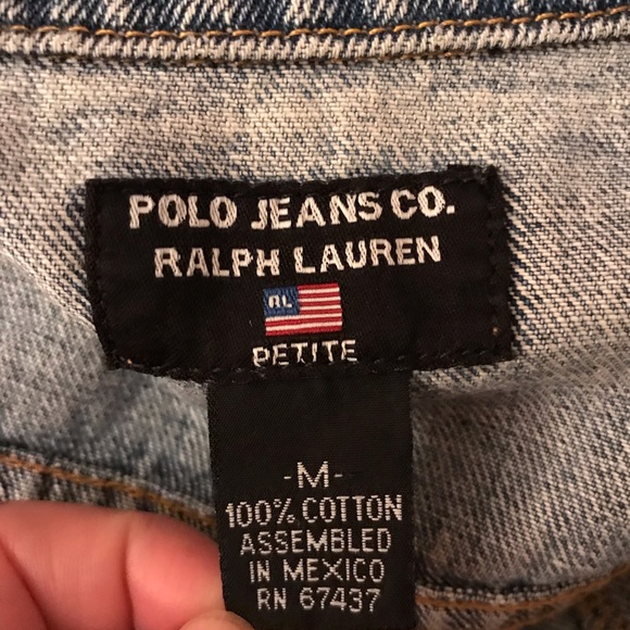 Petite Ralph Lauren cropped jean jacket - Picture 6 of 10